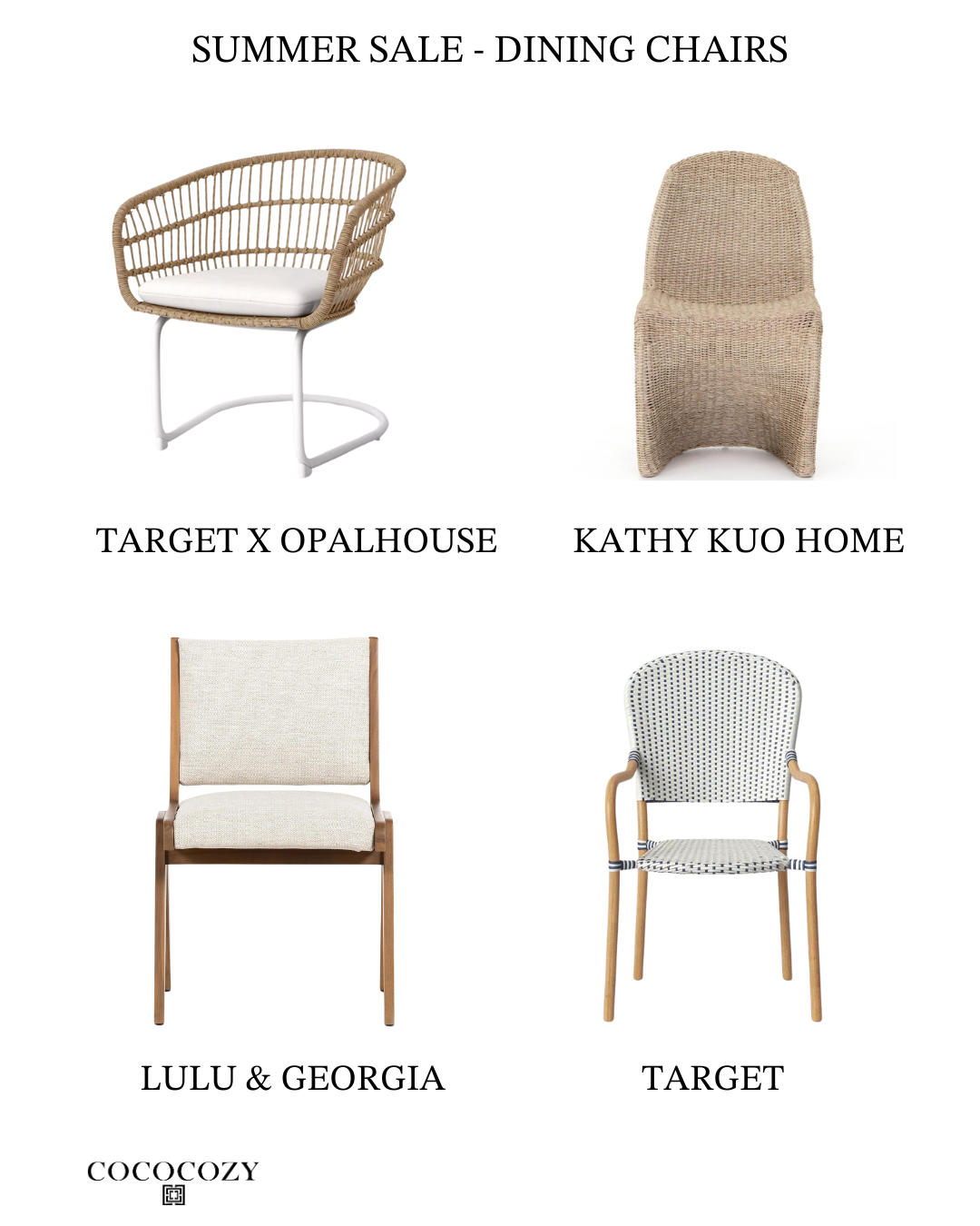 Alt tag for summer sale - dining chairs-cococozy-opalhouse-target